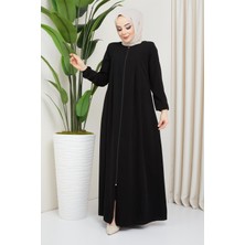 Hafsa Mina Pileli Ferace Siyah