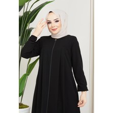 Hafsa Mina Pileli Ferace Siyah