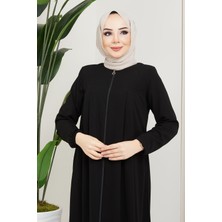 Hafsa Mina Pileli Ferace Siyah