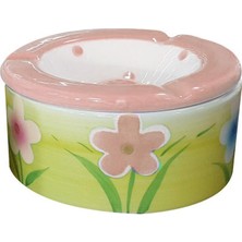 Cool Saloon Seramik Ev Küllüğü Çiçekler Pembe 12 cm