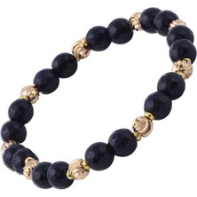 Nusnus Fasetli Oniks Taşlı Dorika Detaylı Bileklik