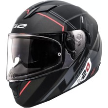 Ls2 Stream Evo Sche Mat Siyah-Gri Kask