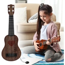 Çocuk Ukulele Gitar Oyuncak 4 Dizeleri Erken Eğitimsel 38 x 12.5 Cm. (Yurt Dışından)