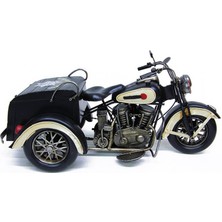 Evim Tatlı Evim Nostaljik Patrol Metal Motosiklet Büyük Boy 38CM