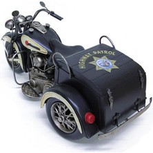 Evim Tatlı Evim Nostaljik Patrol Metal Motosiklet Büyük Boy 38CM