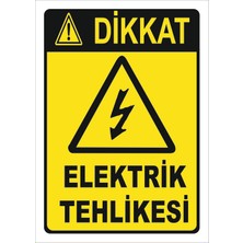 Elektrik Tehlikesi Levhası Elk 016
