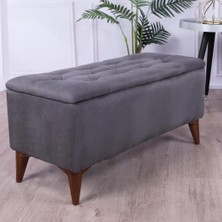 Art&Gift Zümre Sandıklı Puf Gri
