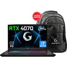 Game Garaj Slayer3 10XL-4070 C2 I7-13700H 32GB 1tb SSD RTX4070 8gb 17.3" Fhd IPS 144Hz Free Dos Dizüstü Bilgisayar, Çanta Hediyeli