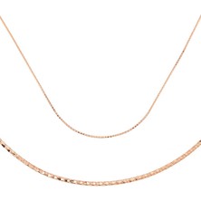 Stil Love Gümüş Omega Choker Zincir