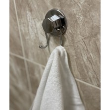 Evistro Krom Vakumlu Banyo Havlu Askısı 2 Adet Gönderilir