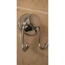 Evistro Krom Vakumlu Banyo Havlu Askısı 2 Adet Gönderilir