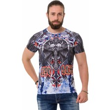 Cipo & Baxx CT710 Lazer Baskılı Desenli Tişört