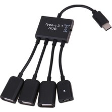 USB Tip-C Otg Hub Uzatma Adaptörü Micro USB & USB Dişi Dönüştürücü (Yurt Dışından)