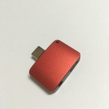 USB - 3,5 mm Splitter Aux Audio Kulaklık Adaptörü Şarj Converter, Le 2/3 ve Cihaz Kırmızı (Yurt Dışından)