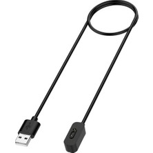 USB Şarj Kablosu M1 M2 Çocuklar Için Manyetik Kordon Şarj B2 B3 Siyah (Yurt Dışından)