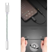 Mikrofon Için Tip-C Ila 3,5 mm USB C Ila Mic Jack Audio Adaptörü (Yurt Dışından)