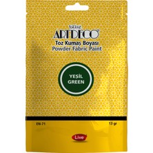 Artdeco Toz Kumaş Boyası 13 gr 1 Adet Yeşil