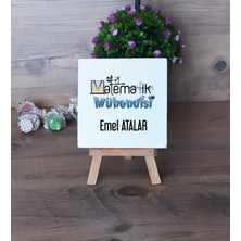 Hedizu Kişiye Özel Matematik Mühendisi Dekoratif Taş Baskı Matematik Mühendisine Mühendisler Günü Hediyesi