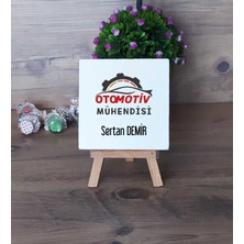 Hedizu Kişiye Özel Otomotiv Mühendisi Dekoratif Taş Baskı Otomotiv Mühendisine Mühendisler Günü Hediyesi