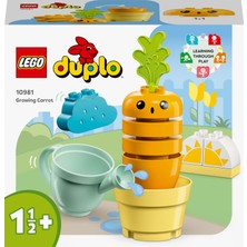 LEGO DUPLO® İlk Büyüyen Havucum 10981 - 18 Ay ve Üzeri Küçük Çocuklar için Eğitici Oyuncak Yapım Seti (11 Parça)