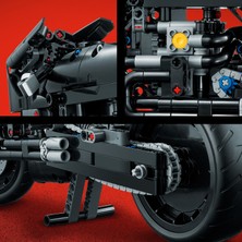 LEGO Technic BATMAN - BATCYCLE# 42155 - 9 Yaş ve Üzeri Çocuklar için Batman#in Motosikletinin Modelini İçeren Yaratıcı Oyuncak Yapım Seti (641 Parça)