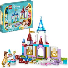 LEGO® | Disney: Disney Princess Yaratıcı Kaleler 43219 - 6 Yaş ve Üzeri Çocuklar için Yaratıcı Oyunları Teşvik Eden Oyuncak Yapım Seti (140 Parça)