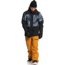 Quiksilver Mission Printed Block Erkek Su Geçirmez Snowboard Kar Montu