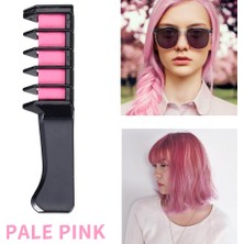 Pazariz Rengarenk Saç Boyama Tebeşiri - Mini Taraklı Konsept Saç Boyama Seti Hair Chalk Pembe