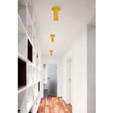 Demet Habek My Lights Mylıghts LED Avize Armatür Modern Spot Ampul Ev Isyeri Cafe Icin Uygun Tasarım Sarı Renk