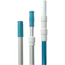 Gemaş Havuz Temizlik Teleskobik Süpürge-Kepçe-Fırça Sapı 2 x 2 M-Telescopic Cleaner Poles-Toptancıyızbiz