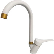 Mat Beyazgold Lavabo Bataryası