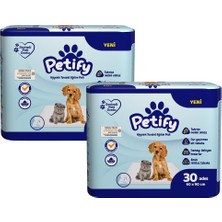 Petify Evcıl Egıtım Pedı 60*90 Eko 30'lu x 2 Paket