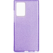 ZORE Galaxy Note 20 Ultra Kılıf Zore Shining Silikon Renk Mor