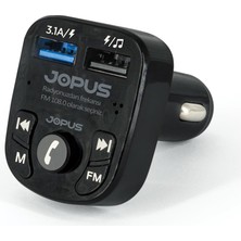 Jopus Fm Modülatör Bluetoothlu F8 Siyah