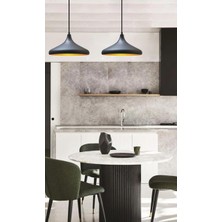 Demet Habek My Lights Mylights Retro Rustik Metal Sarkıt Avize Mat  Siyah Tek Adet Fiyatıdır( Ev Işyeri Cafe)