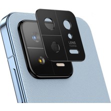 Microcase Xiaomi 13 Pro (Global) Kamera Lens Koruma Halkası - Kapalı Tasarım Siyah AL3401