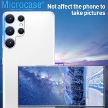 Microcase Samsung Galaxy Plus S23 3D Kamera Lens Koruma Halkası - Kapalı Tasarım Şeffaf AL3562