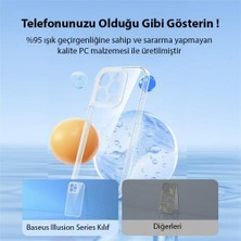 Baseus Apple iPhone 14 Pro Silikon Kılıf, Kırılmaz Ekran Koruyucu ve 4 Adet Kamera Koruyucu,tam Koruma Seti