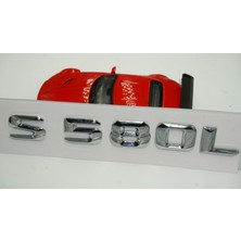 Dk Benz S580L Maybach Bagaj Krom Metal 3m 3D Yazı Logo