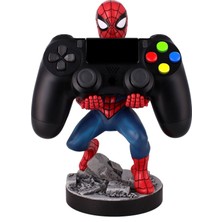 Exgpro Cable Guy - Spiderman Phone And Controller Holder