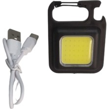 Evefix Sos Ledli Mini 3 Fonksiyon Mıknatıslı LED Işık USB Şarj Acil Durum Cep El Feneri Kamp Işığı