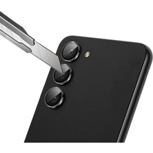 Ekoodukkan Galaxy S23 Plus Akıllı Telefon Uyumlu Kamera Lens Koruyucu Cam Gold