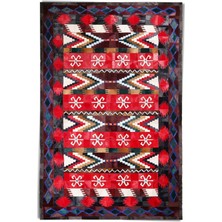 Dericibey Afgan Halısı Modelli Kuzu Derisi Halı 180 x 260 cm