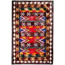 Dericibey Afgan Halısı Modelli Kuzu Derisi Halı 180 x 260 cm