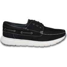 Konfores 1560-479323  Deri Anatomik Tabanlı Erkek Günlük Ayakkabı - NKT01560-SIYAH-43