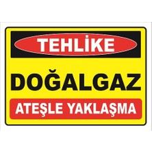Vizyon Trafik Doğalgaz-Ateşle Yaklaşma Levhası Ktm 102
