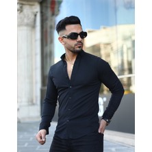 Çukur Giyim Uzun Kollu Erkek Slim Fit Yazlık Gömlek