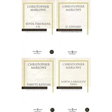 Büyük Timurlenk - 2. Edward - Paris'te Katliam - Kartaca Kraliçesi Dido- Christopher Marlowe -  4 Kitap Set