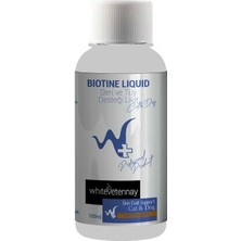 White Veterinay Biotine Liquid Cat&dog 100 ml ( Kedi ve Köpekler Için Deri ve Tüy Desteği )