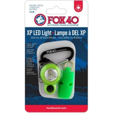 Fox 40 Xp LED Light Fener + Micro Düdük Neon Yeşil 7918-1400